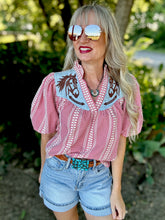The Gallop gingham blouse