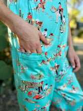The Little turquoise wagon jumper