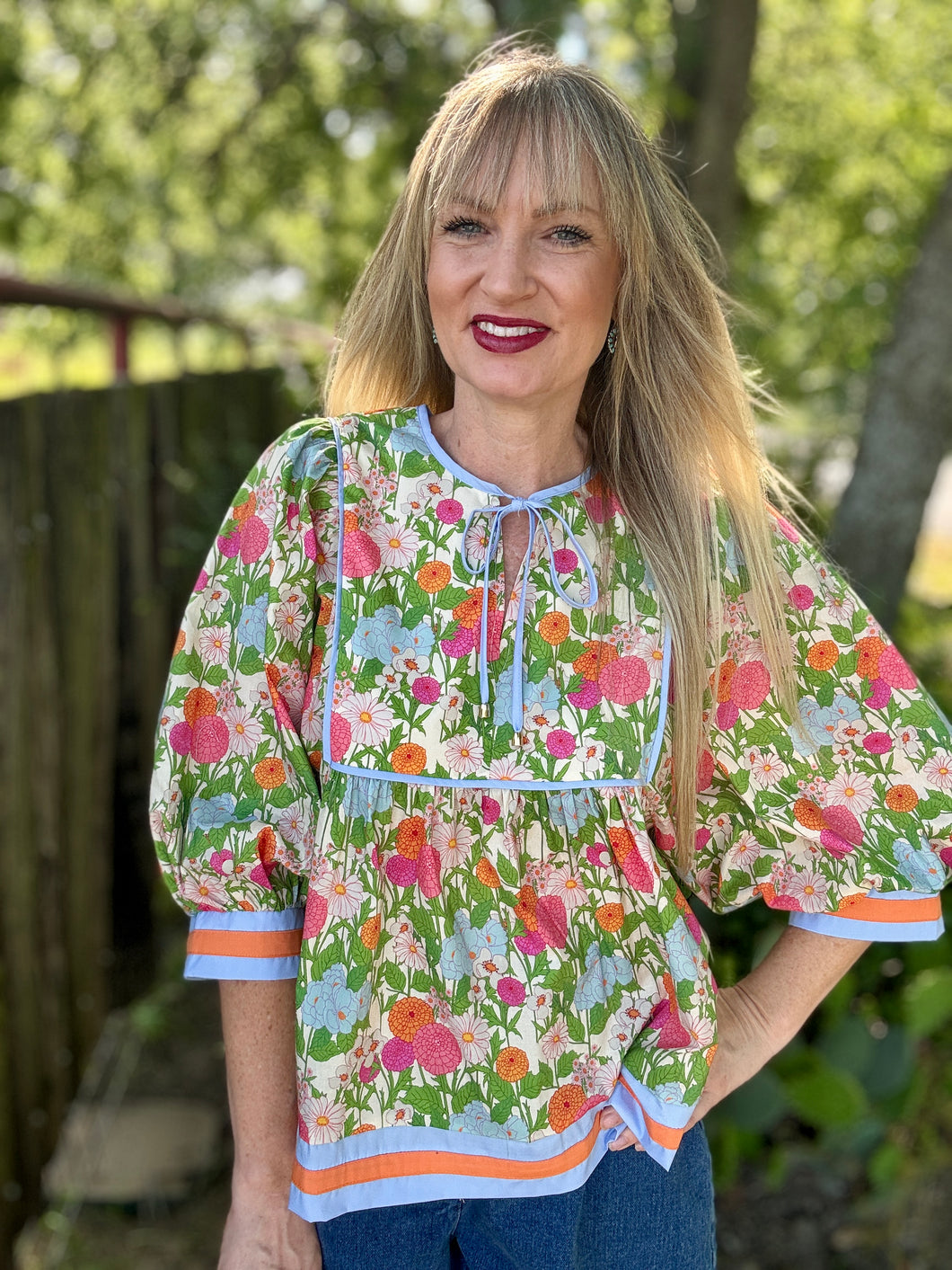 The Pretty Prairie blouse