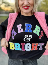 Merry and Bright long sleeve tee