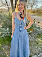 The Aline denim dress