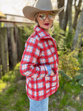 The Remi plaid quilted jacket
