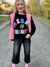Merry and Bright long sleeve tee