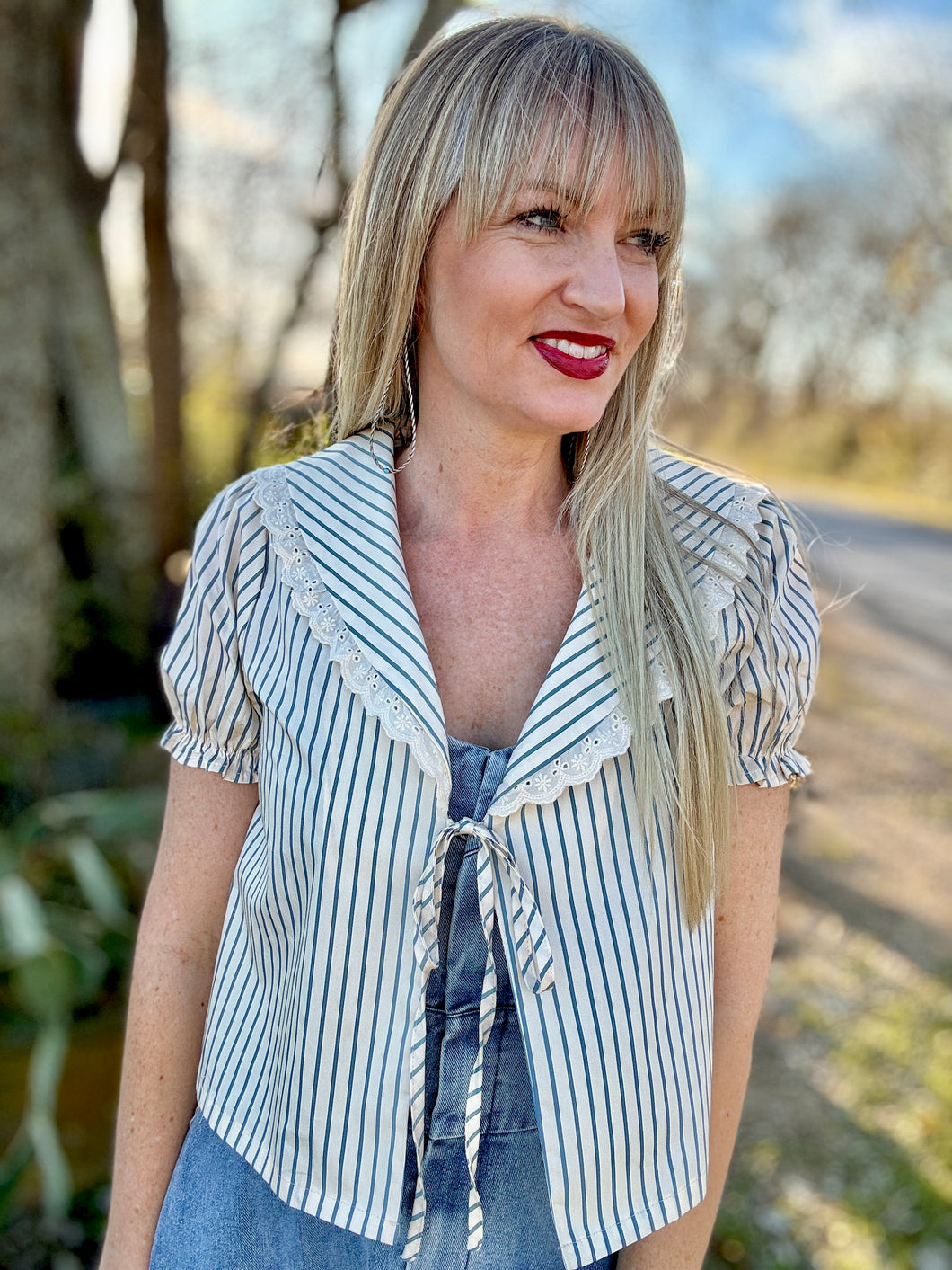The Blue Butter top
