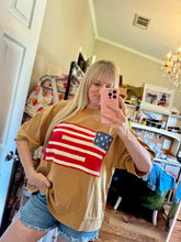 The Americana french terry top