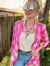 The Gingham blazer