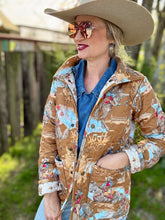 The Gold Birdie quilted jacket