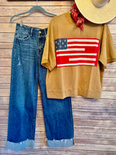 The Americana french terry top