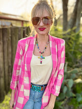 The Gingham blazer