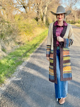 The Dusty trails sweater duster