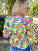 The fiesta floral blouse
