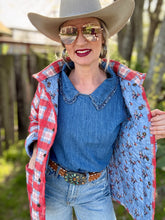 The Remi plaid quilted jacket