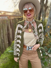 The Mossy oak stripe cardigan