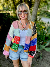The color crop cardigan