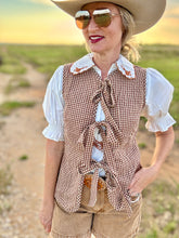 The Gingham gang vest