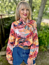The Sedona skies sutton blouse