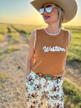 The WESTERN sweater vest