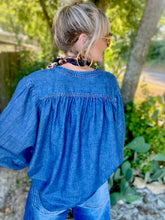 The Dixie denim top