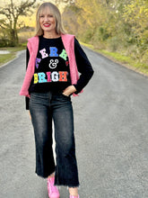 Merry and Bright long sleeve tee