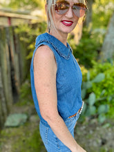 The Dainty denim tank