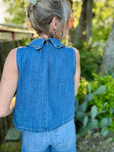 The Dainty denim tank