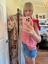 The Red ribbon blouse