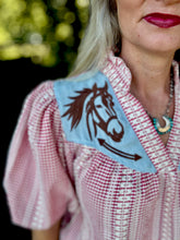 The Gallop gingham blouse