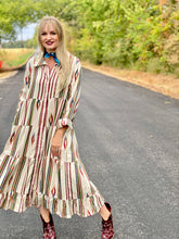 Southwest sunset duster dress
