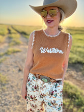 The WESTERN sweater vest