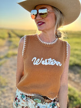 The WESTERN sweater vest