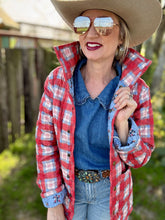 The Remi plaid quilted jacket