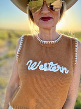 The WESTERN sweater vest