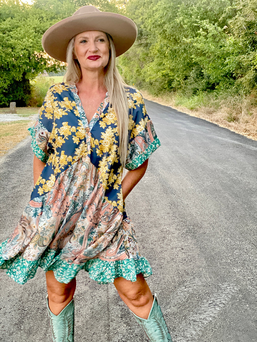 The Georgia peach dress