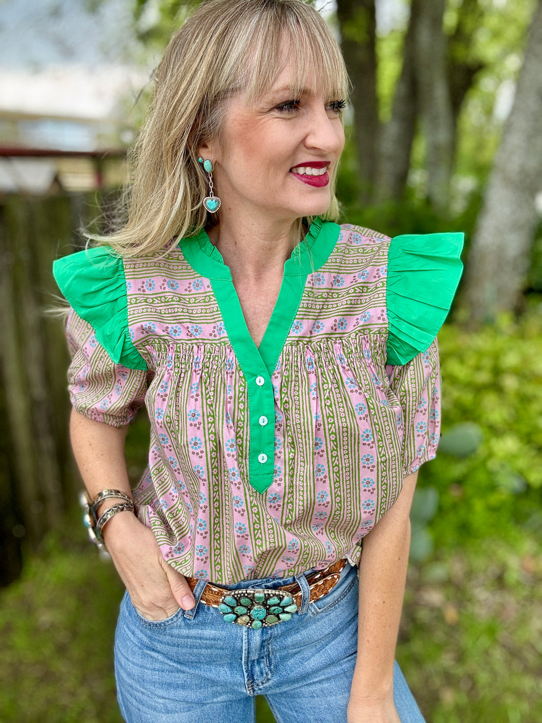The Gardenia blouse