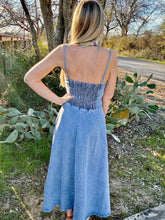 The Aline denim dress
