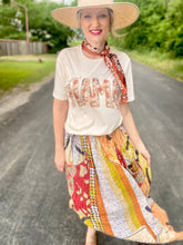 The Kantha sunrise skirt
