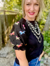 The Happy horse blouse