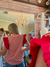 The Red ribbon blouse
