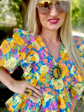 The fiesta floral blouse