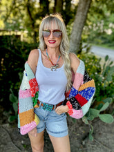 The color crop cardigan