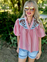 The Gallop gingham blouse