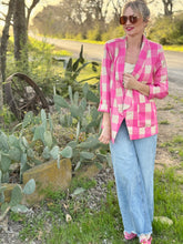 The Gingham blazer