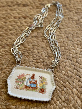 The Bunny plate necklace