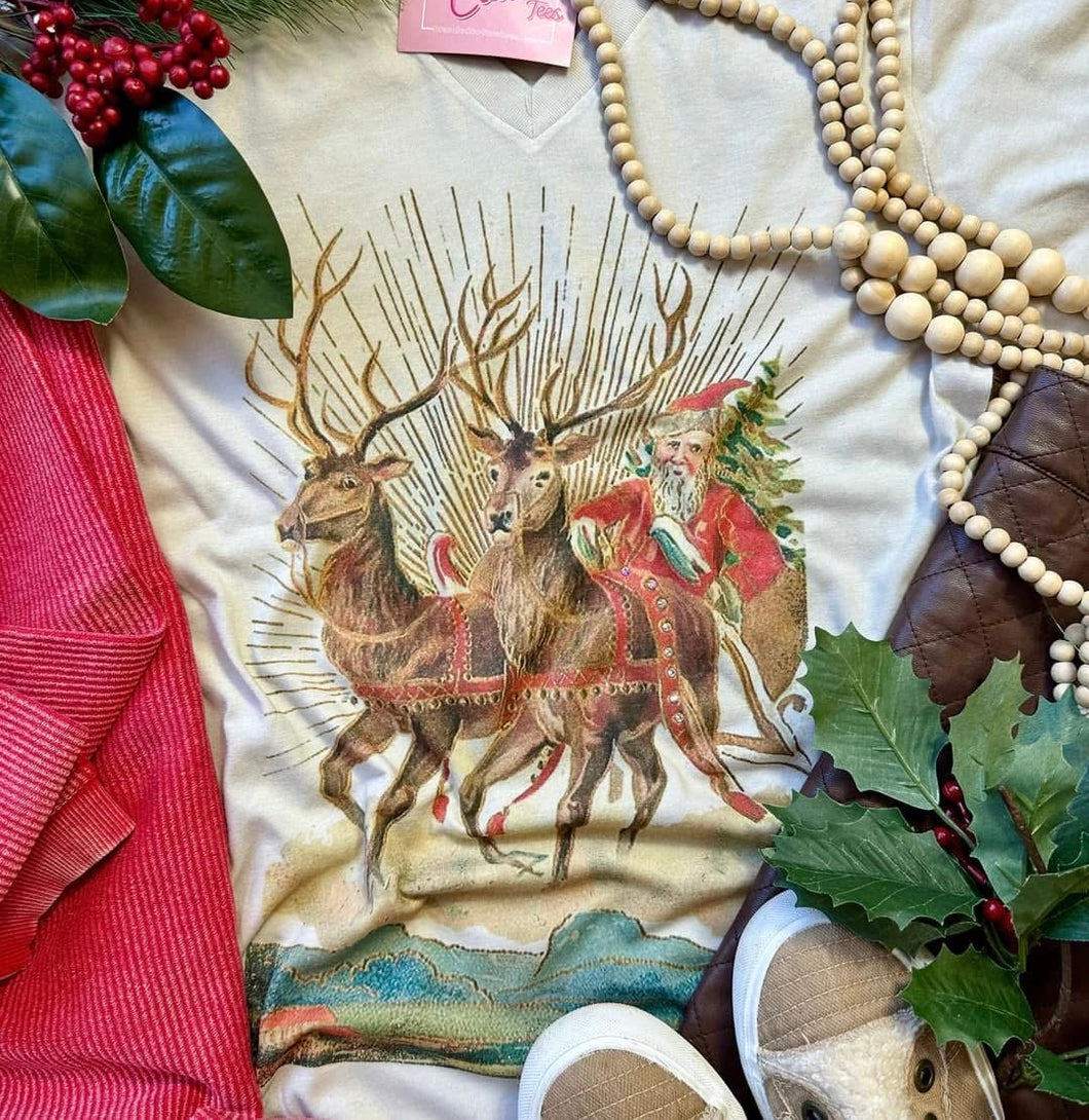 Vintage Santa tee
