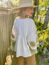The Sage stone blouse