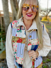The Polly patchwork vest