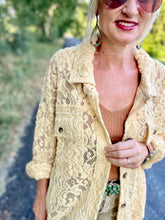 The Lasso lace button up