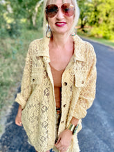 The Lasso lace button up