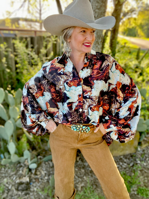 The Whole herd blouse