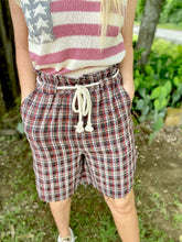 The Patriot plaid shorts